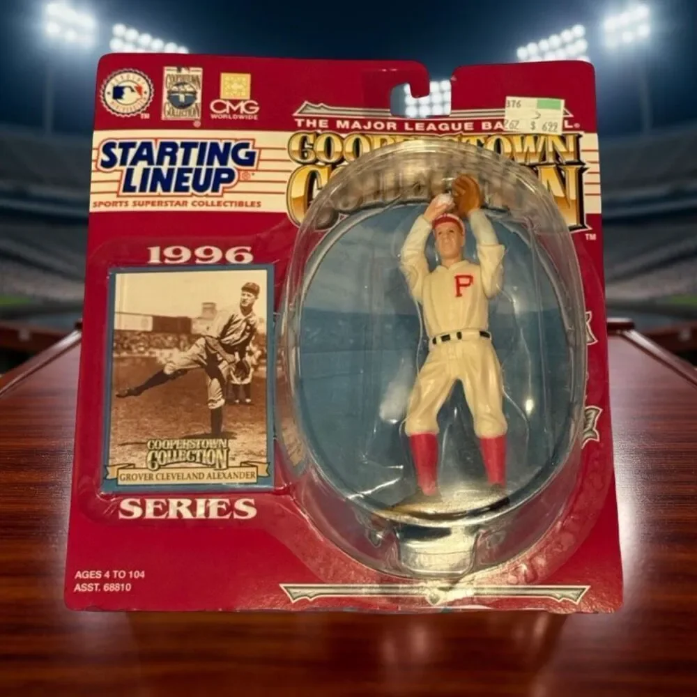 1996 Grover Cleveland Alexander MLB Cooperstown Starting Lineup Figure Sealed